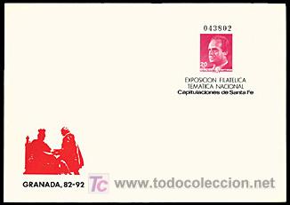 Sellos: ESPA&Ntilde;A SOBRE ENT.POST.1987 8 GRANADA 87 - Foto 1