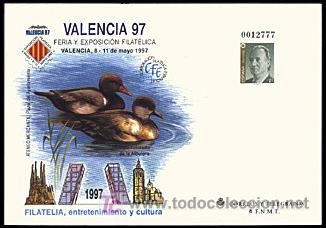 Sellos: ESPA&Ntilde;A SOBRE ENT.POST.1997 40 VALENCIA - Foto 1