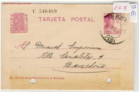 Sellos: (ep-8) ENTERO POSTAL - Foto 1