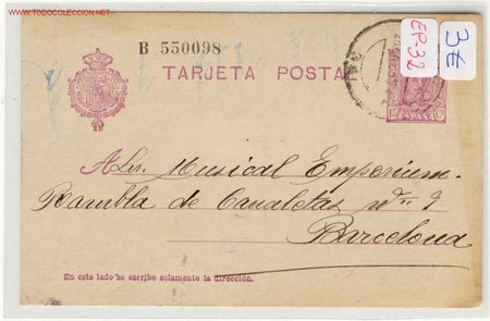 Sellos: (ep-32) ENTERO POSTAL - Foto 1