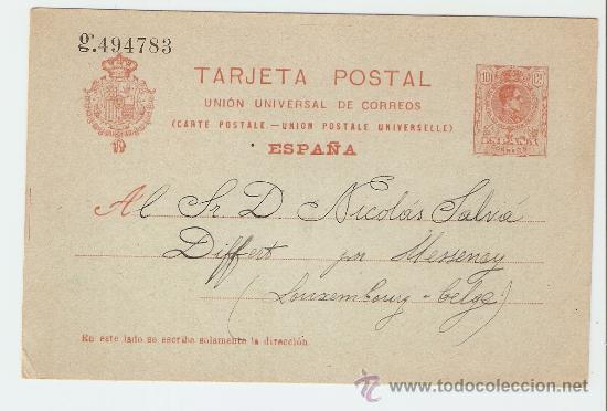 Sellos: Entero postal circulado 1922 - Foto 1