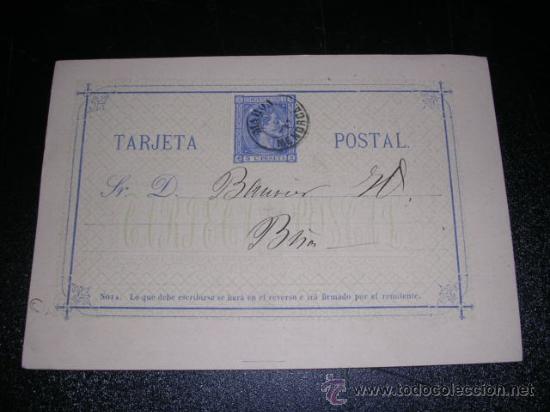 Sellos: ENTERO POSTAL  , MAHON 1893 - Foto 1