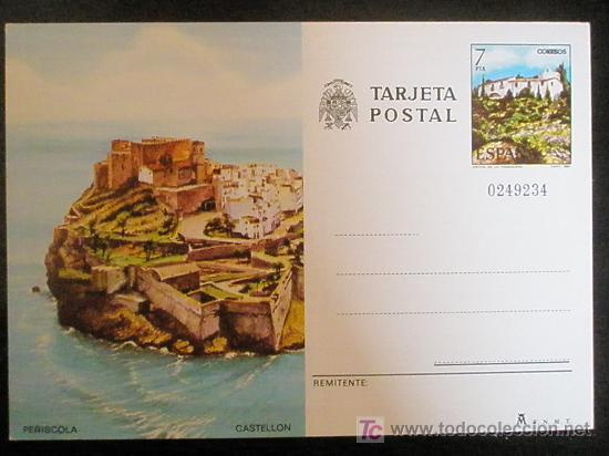 Sellos: ENTERO POSTAL./CASTELLON./PENISCOLA. - Foto 1