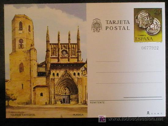 Sellos: ENTERO POSTAL.HUESCA.IGLESIA CATEDRAL. - Foto 1