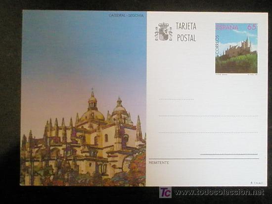 Sellos: ENTERO POSTAL./SEGOVIA.CATEDRAL. - Foto 1