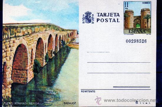 Sellos: Tarjeta Postal de Correos-BADAJOZ - Foto 1