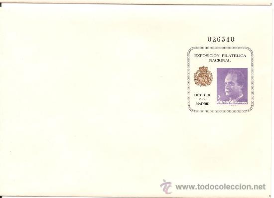 Sellos: SOBRE ENTERO POSTAL EXFILNA 85 - Foto 1