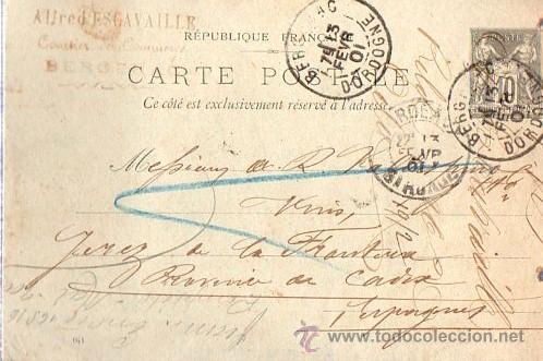 Sellos: ENTERO POSTAL REP&Uacute;BLICA FRANCESA - Foto 1