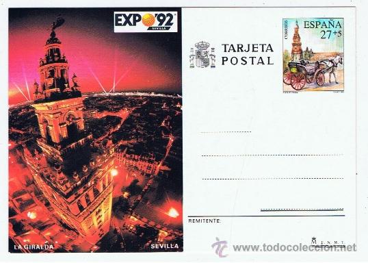 Sellos: exposicion universal 1992 giralda de sevilla - Foto 1