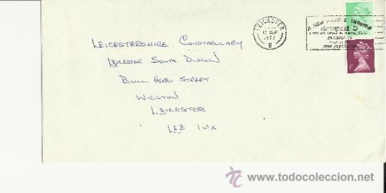 Sellos: INGLATERRA CC LEICESTER DATAPOST POSTAL SERVICE - Foto 1