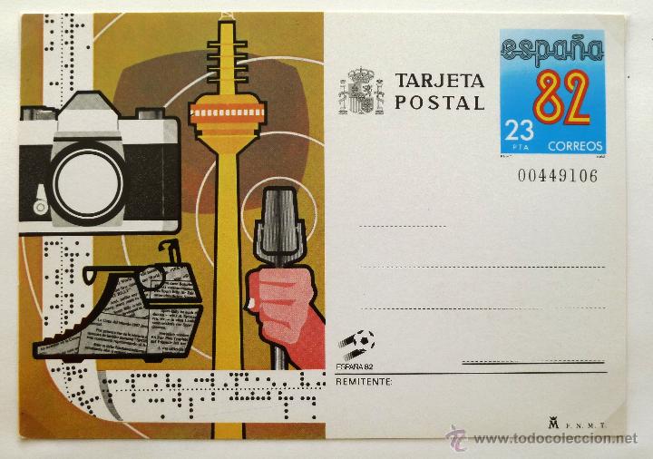 Sellos: ENTERO POSTAL ESPA&Ntilde;A 82. SIN MATASELLAR.1982. - Foto 1
