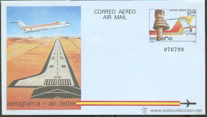 Sellos: AEROGRAMA 7/84 - - Foto 1
