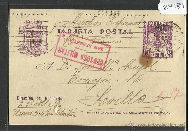 Sellos: ENTERO POSTAL ESPA&Ntilde;A - (24181) - Foto 1