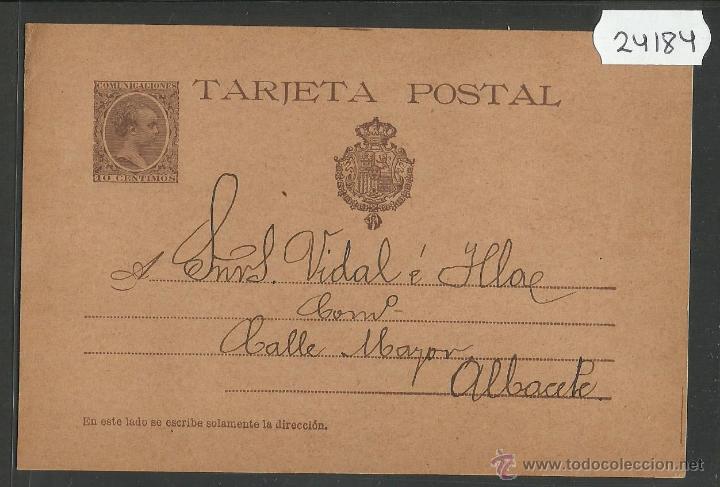 Sellos: ENTERO POSTAL ESPA&Ntilde;A - (24184) - Foto 1