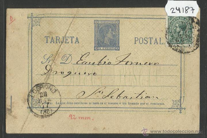 Sellos: ENTERO POSTAL ESPA&Ntilde;A - (24187) - Foto 1