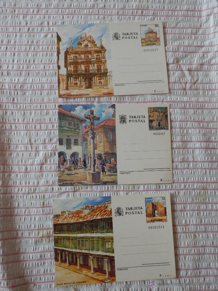 Sellos: lote de tres postales antiguas sin circular - Foto 1