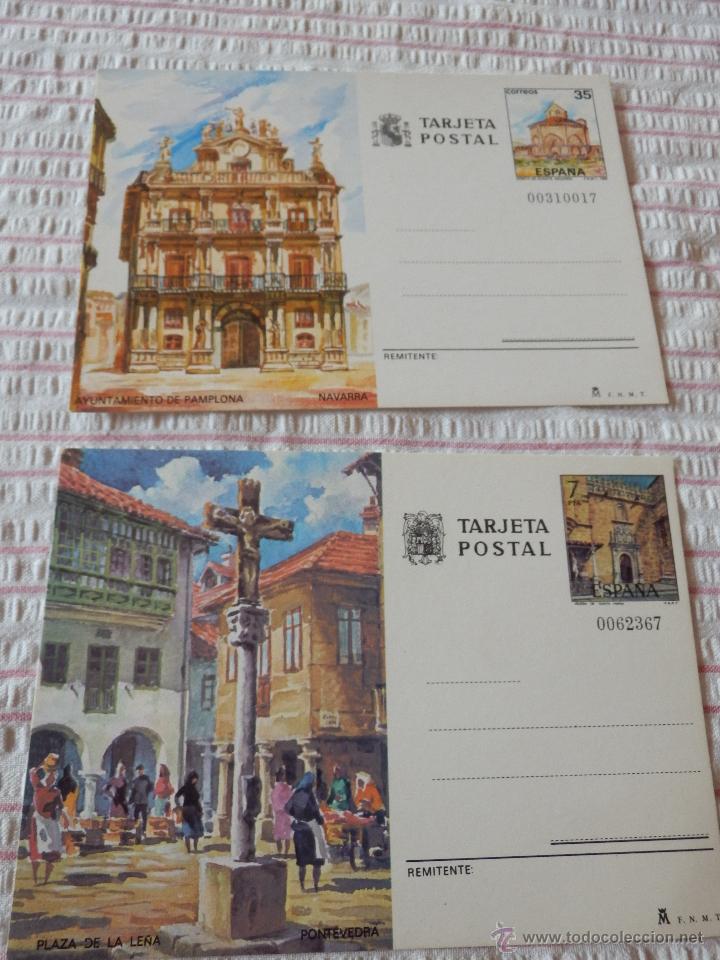 Sellos: lote de tres postales antiguas sin circular - Foto 3