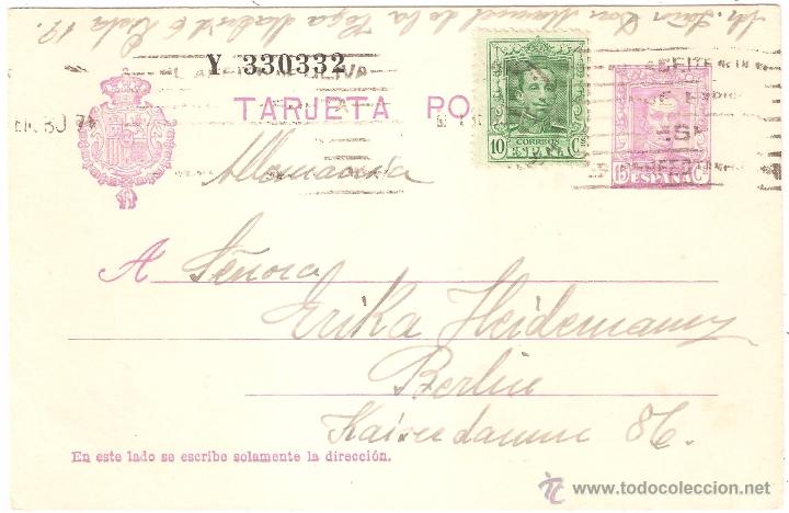 Sellos: ENTERO POSTAL MADRID BERLIN 1930 - Foto 1
