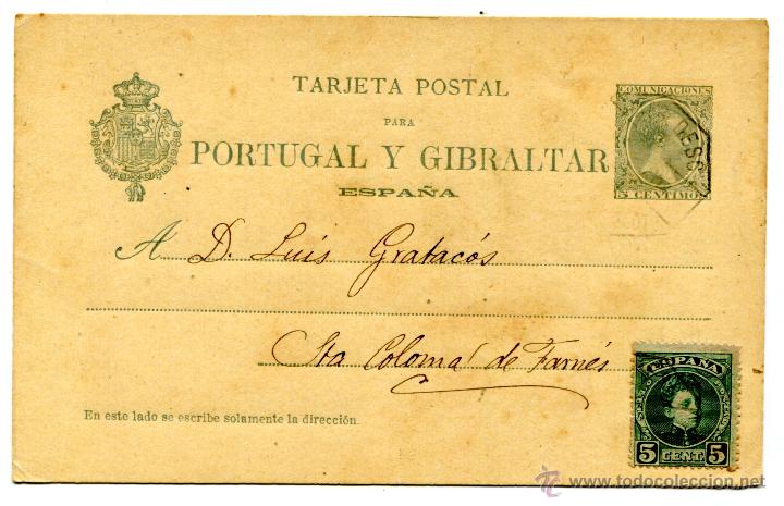 Sellos: Edifil 34 de enteros postales. Ver descripci&oacute;n. - Foto 1