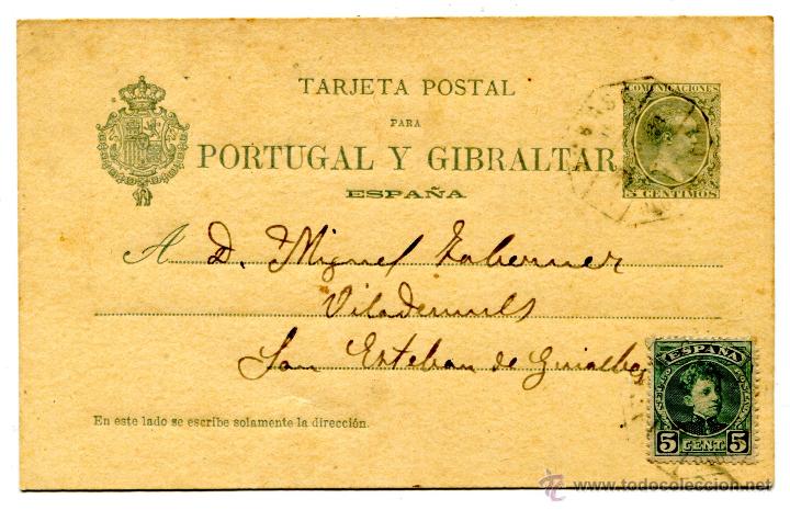 Sellos: Edifil 34 de enteros postales. Ver descripci&oacute;n. - Foto 1