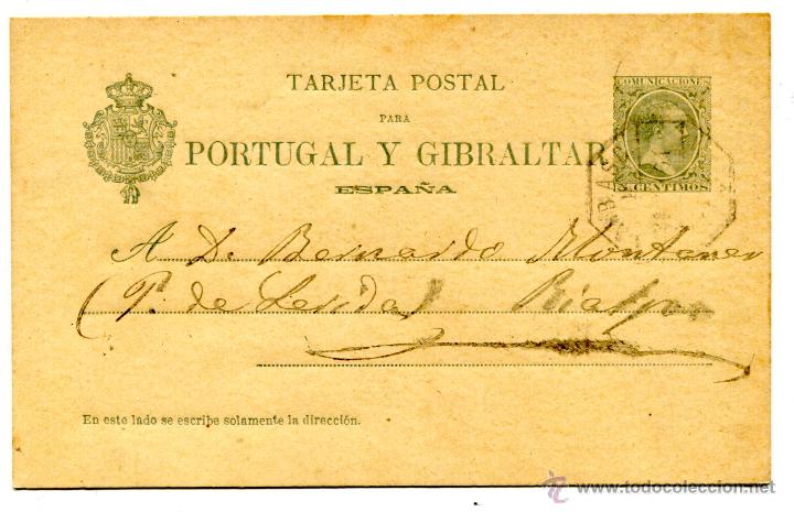 Sellos: Edifil 34 de enteros postales. Ver descripci&oacute;n. - Foto 1