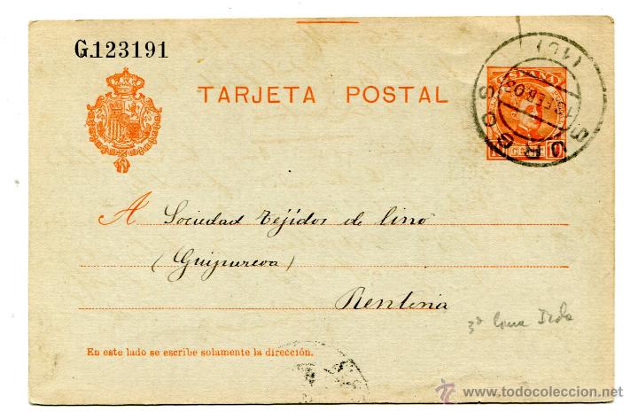 Sellos: Edifil 45 de enteros postales. Ver descripci&oacute;n. - Foto 1