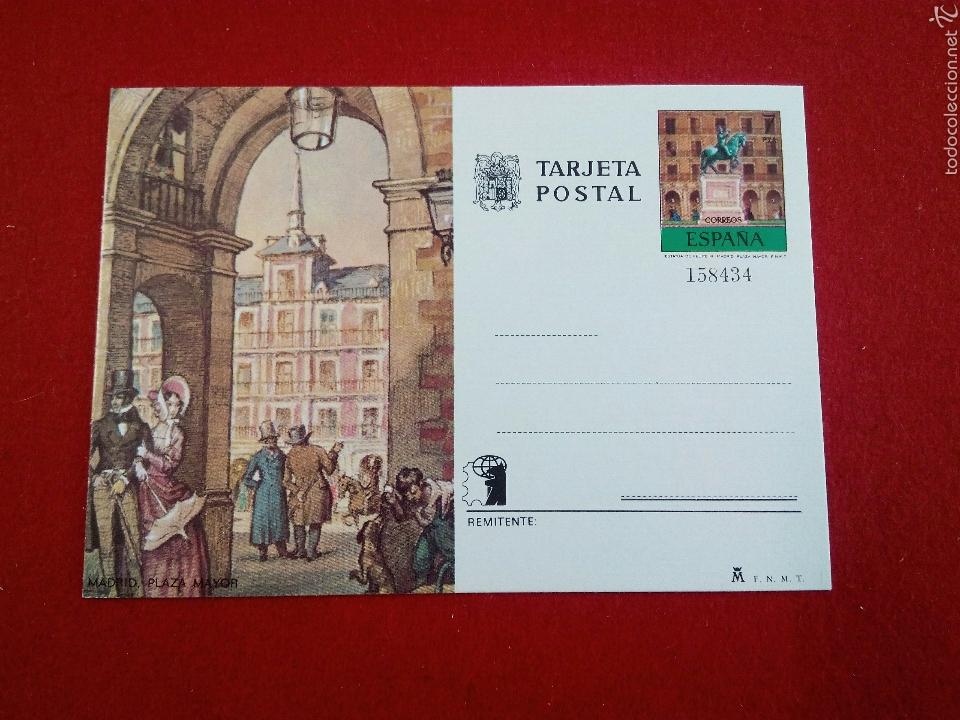 Sellos: ENTERO POSTAL (MADRID, PLAZA MAYOR) - Foto 1
