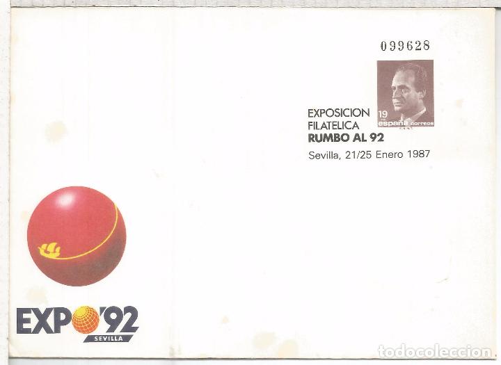 Sellos: ENTERO POSTAL EXPO 92 SEVILLA - Foto 1