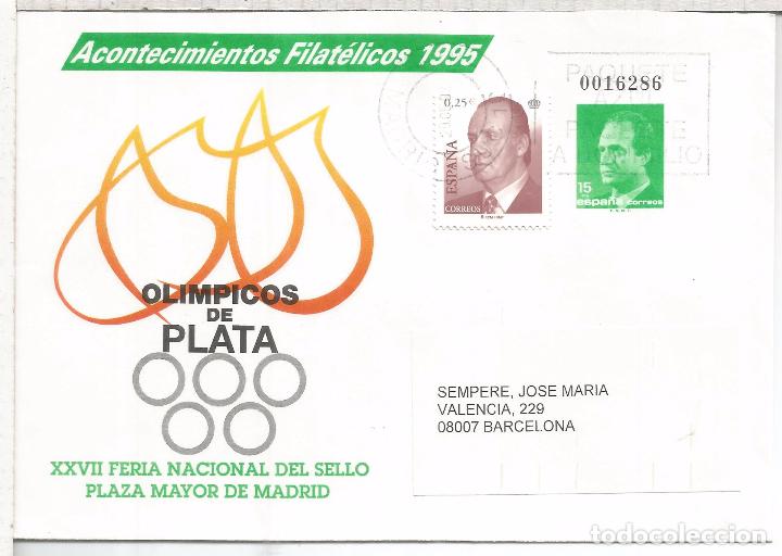 Sellos: ENTERO POSTAL OLIMPICOS DE PLATA CIRCULADO - Foto 1