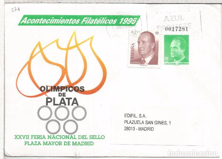 Sellos: ENTERO POSTAL OLIMPICOS DE PLATA CIRCULADO - Foto 1