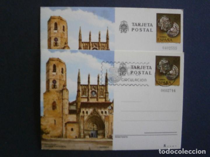 Sellos: 2  tarjetas entero postales a&ntilde;o 1981 huesca - Foto 1
