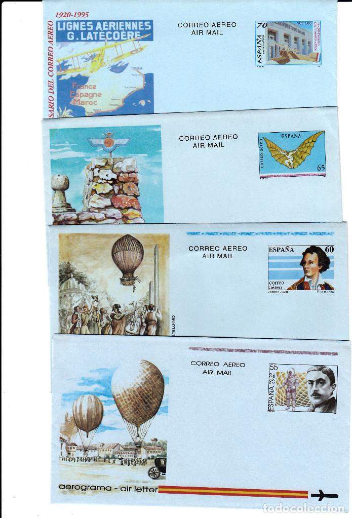 Sellos: LOTE 7 AEROGRAMAS DE 1990 A 2002 - Foto 1