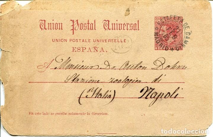 Sellos: ESPA&Ntilde;A-ENTERO POSTAL 1885- - Foto 1