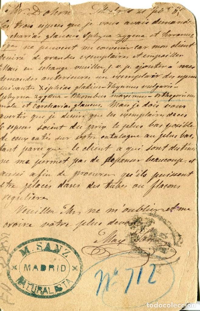 Sellos: ESPA&Ntilde;A-ENTERO POSTAL 1885- - Foto 2