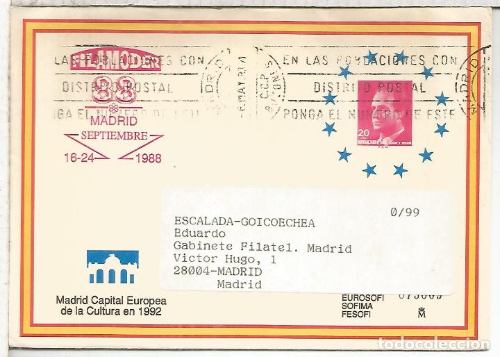Sellos: ENTERO POSTAL FILAMODER 1988 - Foto 1