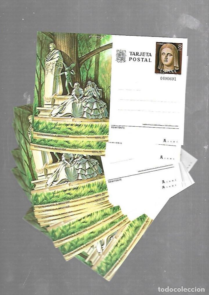Sellos: LOTE DE 10 POSTALES. SEVILLA. MONUMENTO A BECQUER. VER - Foto 1