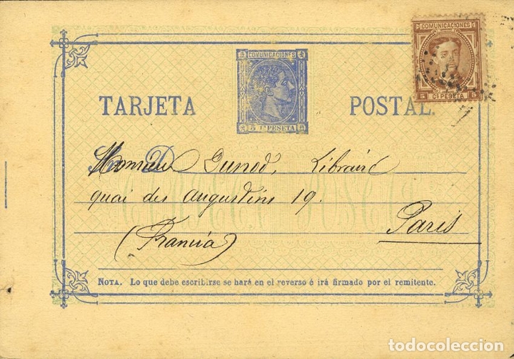 Sellos: Espa&ntilde;a. Entero Postal. Entero Postal. E.P. 8, Franqueo complementario. REF: 13861 - Foto 1