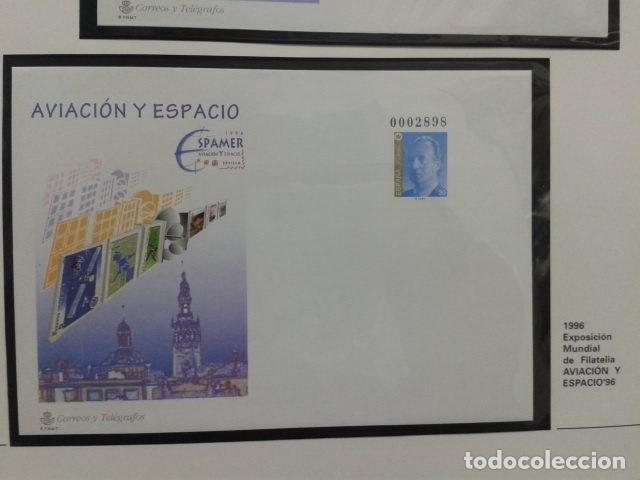 Sellos: ESPA&Ntilde;A 1996, ESPAMER Aviaci&oacute;n y Espacio. NUEVO - Foto 1