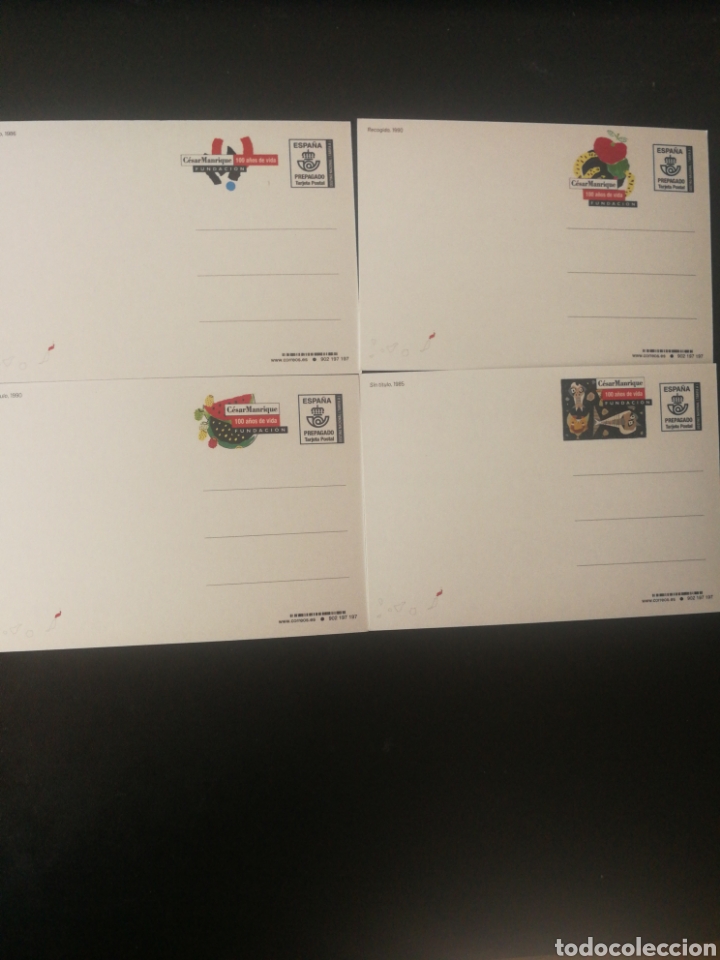 Sellos: 8 Tarjetas del correo y privadas prefranqueadas - Foto 3