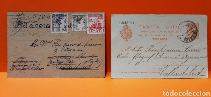 Sellos: DOS ENTERO POSTAL CIRCULADO. - Foto 1