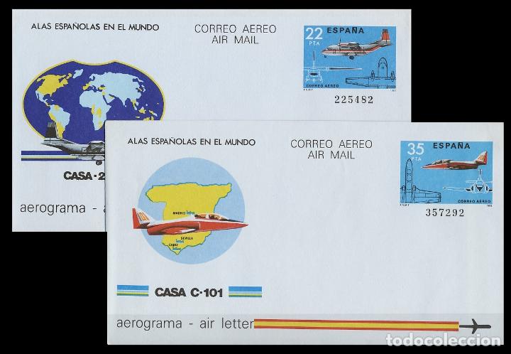 Sellos: 205/06  AEROGRAMAS 1983 - Foto 1