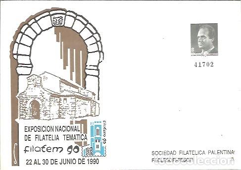 Sellos: SOBRE E.POSTAL EXFILNA 90  ZARAGOZA - Foto 1