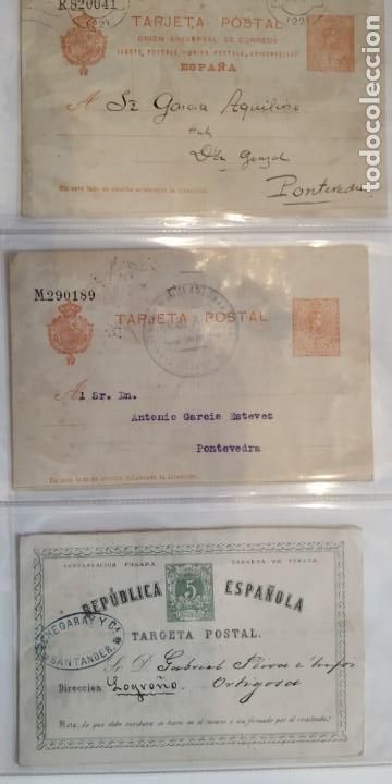 Sellos: Republica Espa&ntilde;ola. 3 Tarjetas postales. - Foto 1