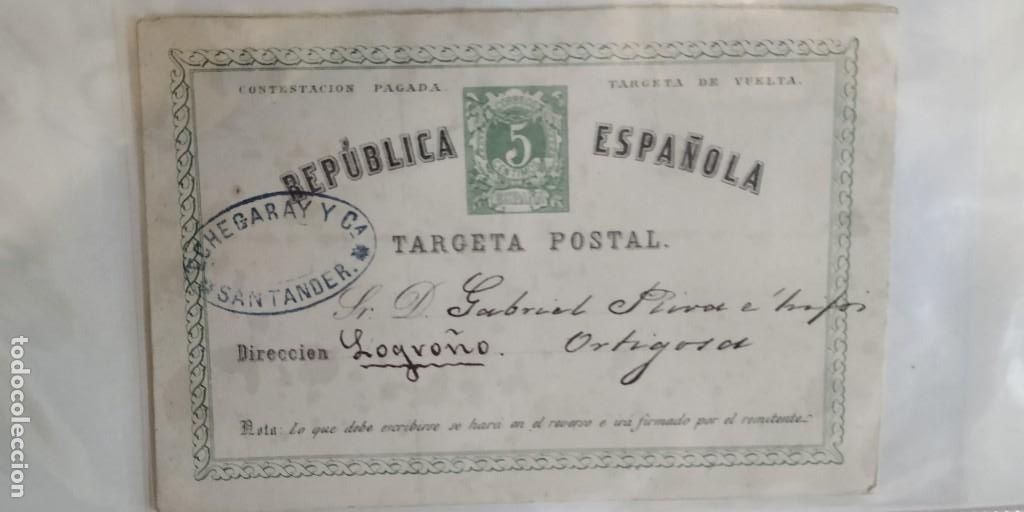 Sellos: Republica Espa&ntilde;ola. 3 Tarjetas postales. - Foto 5