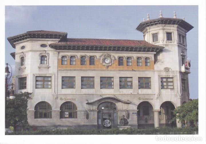Sellos: 39-1 LA TARJETA DEL CORREO, ARQUITECTURA POSTAL: EDIFICIO DE CORREOS DE SANTANDER - Foto 1