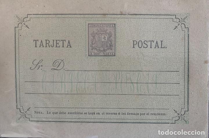 Sellos: ESPA&Ntilde;A. ENTERO POSTAL 7A. 1875. SIN CIRCULAR - Foto 1