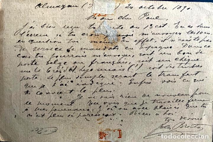 Sellos: ESPA&Ntilde;A. ENTERO POSTAL 19. 1890. - Foto 2