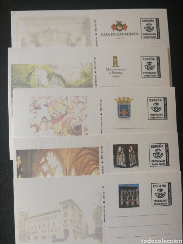Sellos: 5 tarjetas prefranqueadas tarifa A - Foto 2