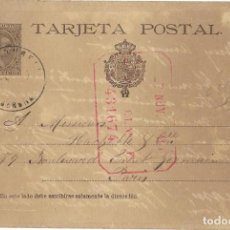 Sellos: 1893 ENTERO POSTAL PALAFRUGELL (GIRONA) A FRANCIA EDIFIL 27. 10 CENT.. Lote 253762140