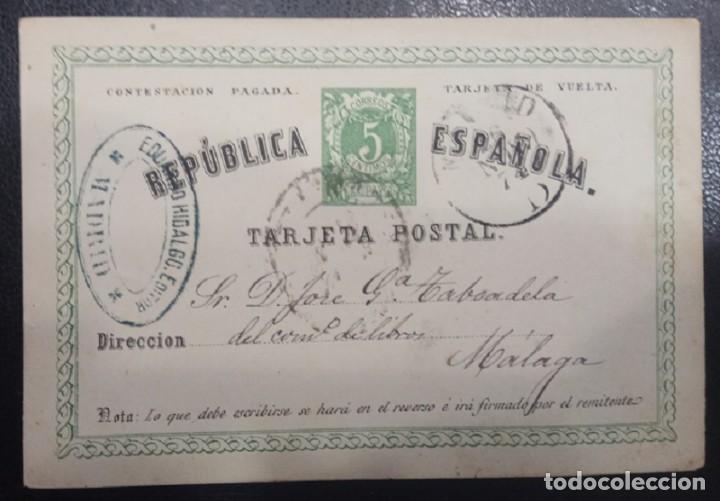 Sellos: 1874.- MADRID A M&Aacute;LAGA. - Foto 1